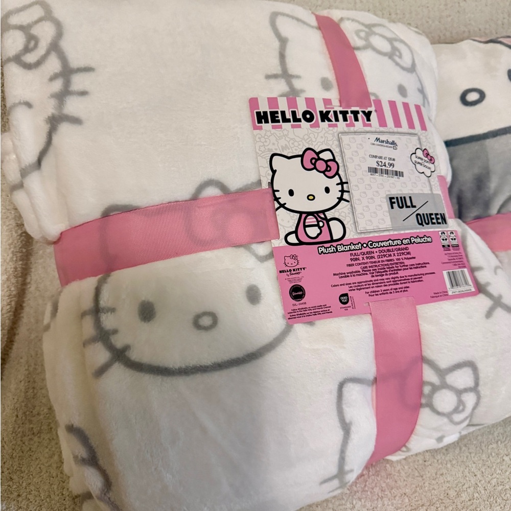 Hello kitty BUNDLE BLANKETS FULL/QUEEN SIZE - Picture 4 of 5